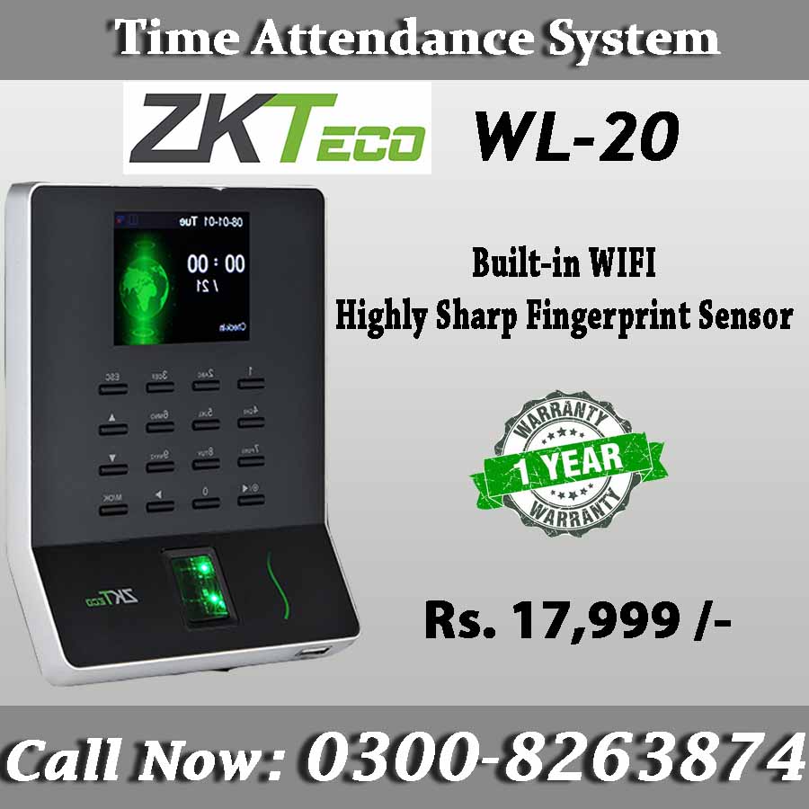 ZKTeco Attendance Machine (WiFi)