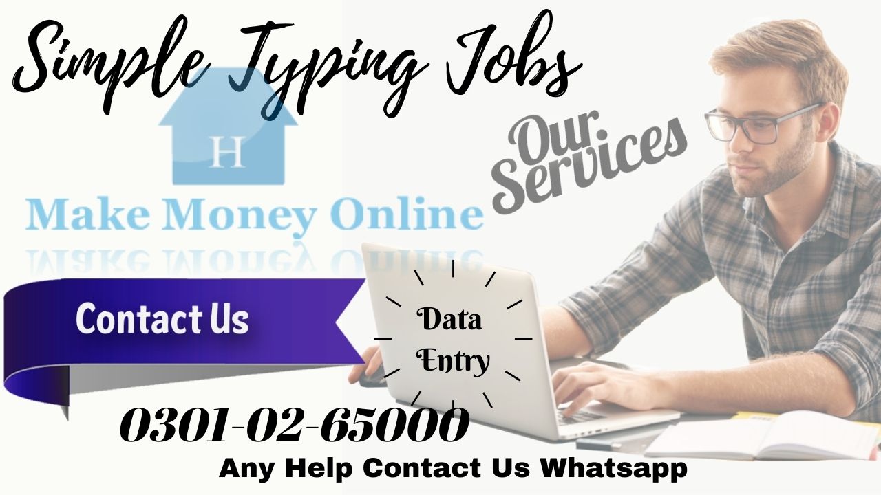 Just type and earn money by simple and multi typing at home.