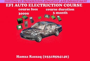 EFI ELECTRONIC FUEL INJECTION SYSTEM COURSE IN RAWALPINDI, ISLAMABAD, PAKISTAN.