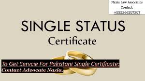 Brief An Overview on Unmarried Certificate in Pakistan in 2021