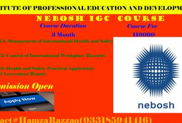 NEBOSH IGC course in Rawalpindi, pakistan