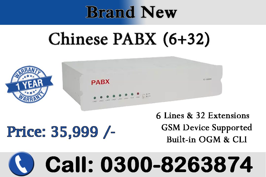 Chinese PABX 6+32