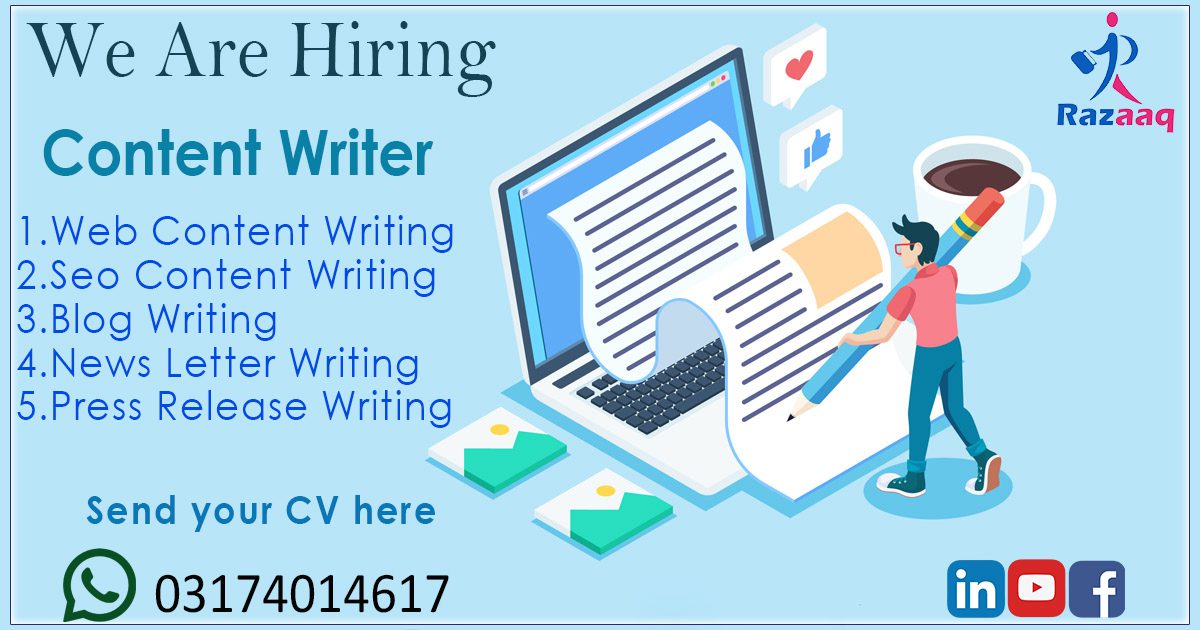 hiring content writer