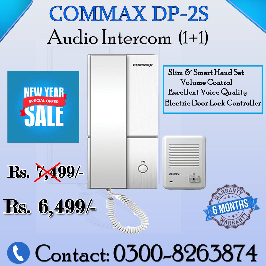 Slim Handset Audio Door Intercom (Commax)