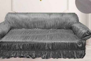 Sofa Cover 5 Seater Elastic Fit Jersey Fabric 3+1+1