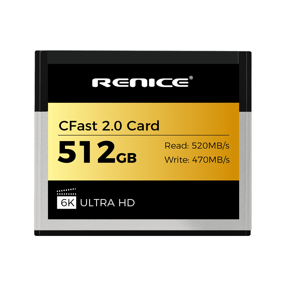 RENICE 512GB CFast 2.0 Card Max Read Speed 520MB/s Max Write Speed 1500MB/s Raw 8K Video Recording/PCIe 3.0 And NVMe Compatible 3 Year Manufacturer Warranty (RENICE 640GB CFast 2.0 Card Max Read Speed 520MB/s Max Write Speed 1500MB/s Raw 8K Video Recordin