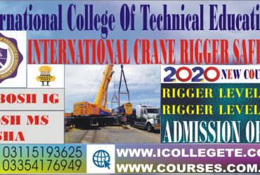 International Crane Rigger safety course in  Sialkot