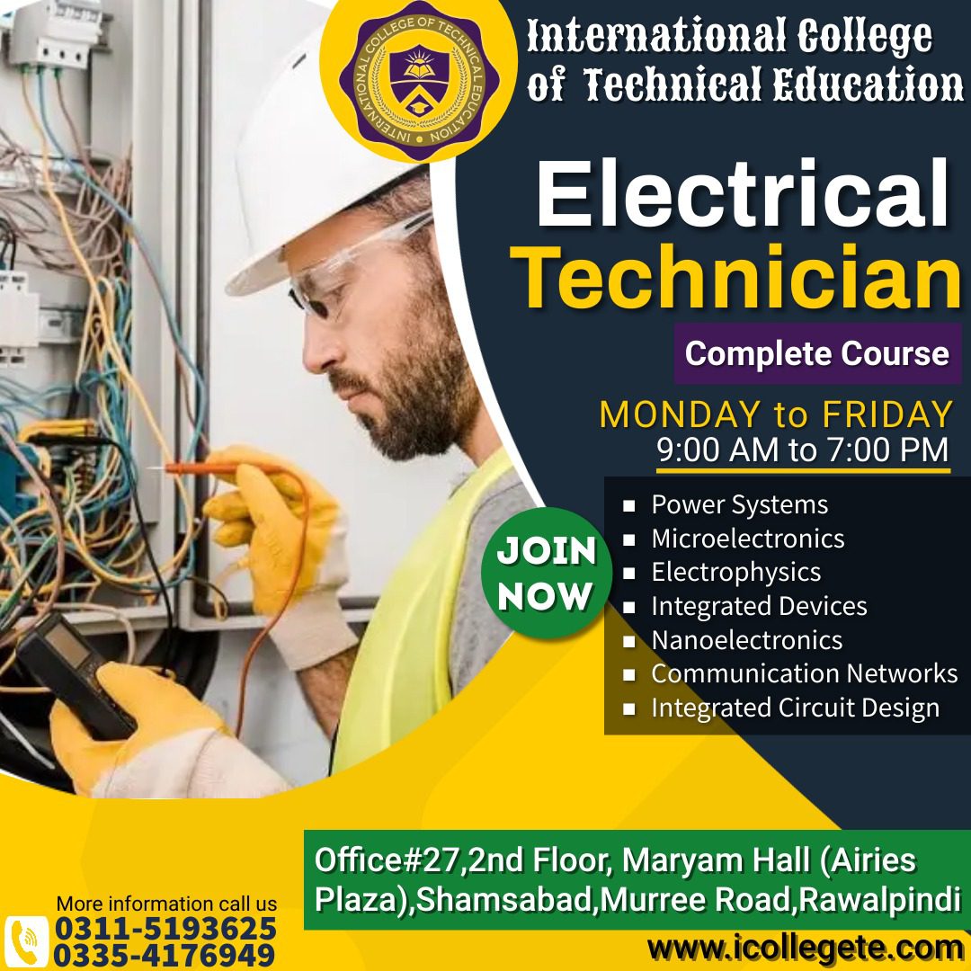 Electrical Technician course in Kalam Swat