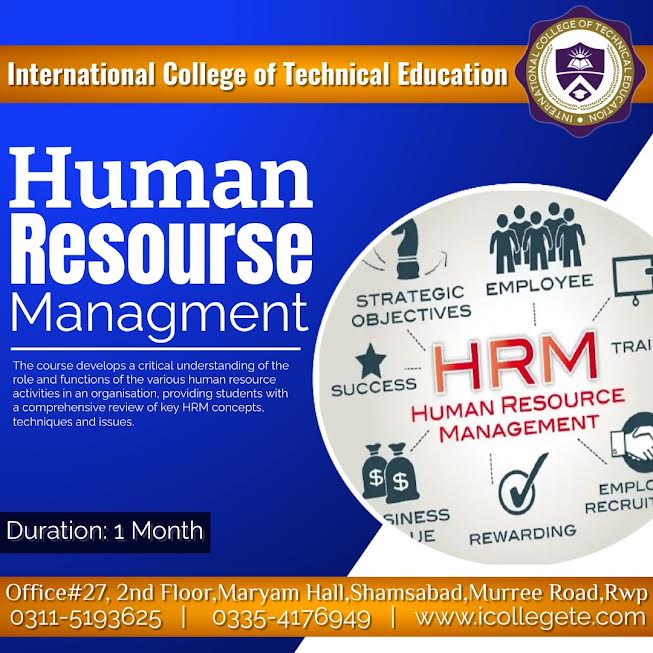 HUMAN RESOURCE MANAGEMENT COURSE IN BHALWAL PUNJAB