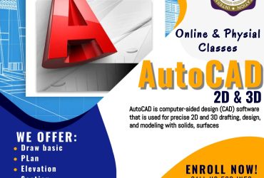 Latest Autocad 2d 3d  civil course in Upper Dir