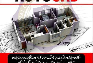 Autocad 2d 3d civil course in Jauharabad Khushab