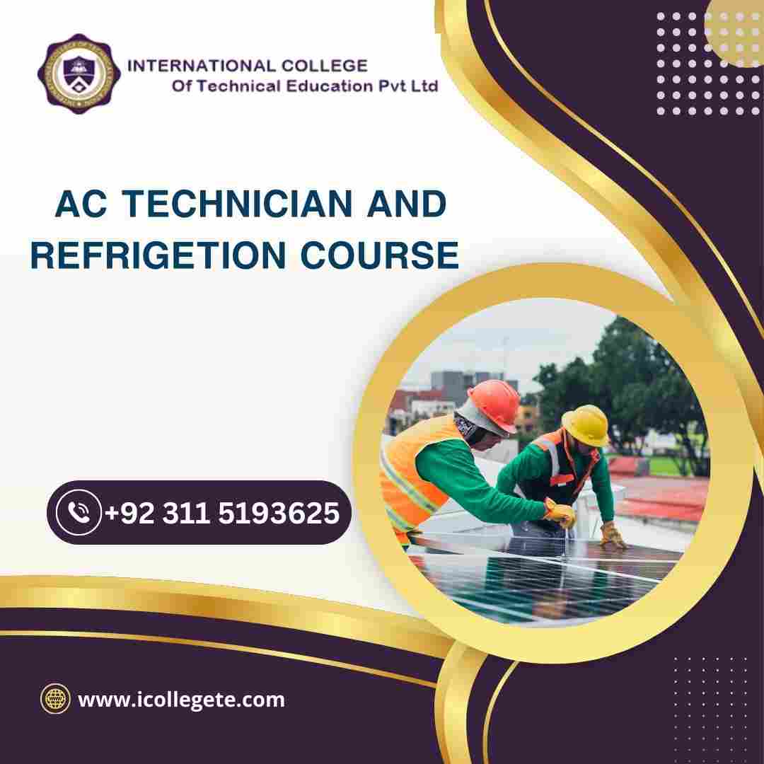 Ac technician & refrigeration course in  faisalabad