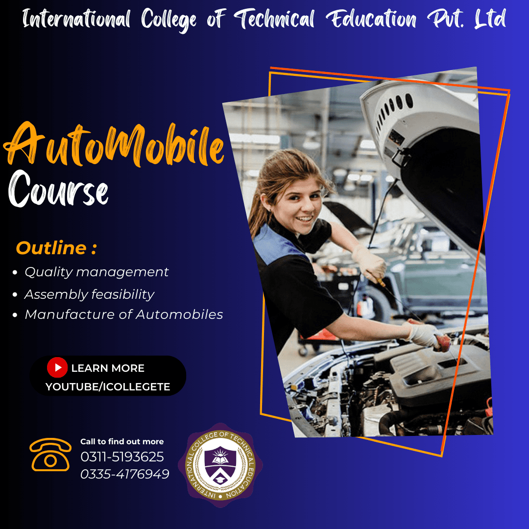 Advance AutoMobile Course in Bahawalpur