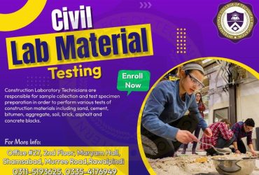 Civil Lab Material Testing diploma course in Neelum AJK