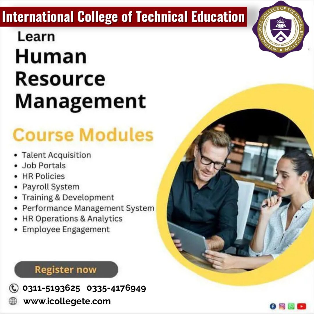 Best ( HRM) Human Resource Management diploma  course in Khuiratta AJK