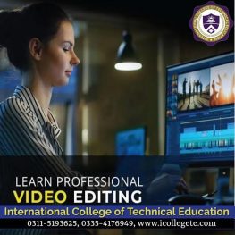 Admission Open Vedio Editing Course in Lakki Marwat