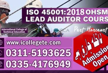 ISO QMS 9001 hEALTH AND sAFETY COURSE IN RAWALPINDI ISLAMABAD PAKISTAN