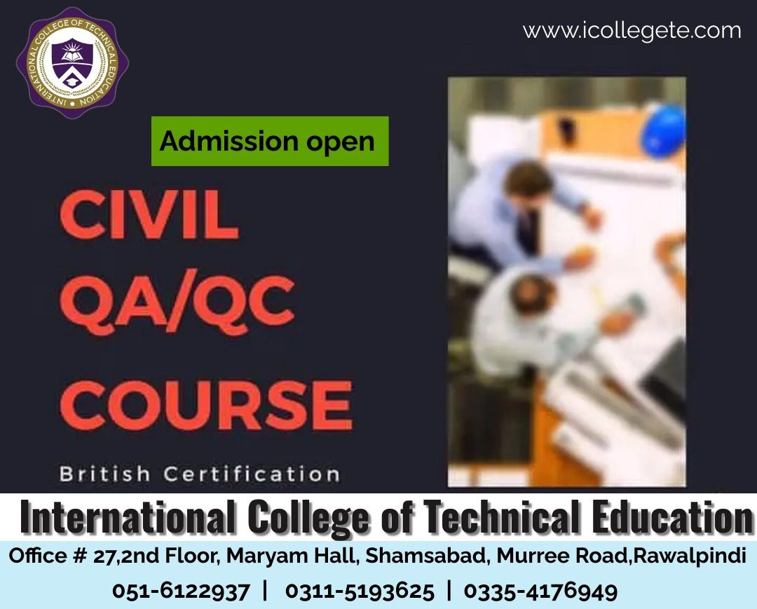 Latest Quality control QA/QC  (Civil ,Electrical)course in Charsadda  Battagram