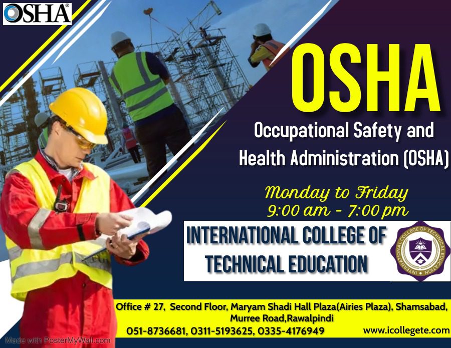 International OSHA 30 Hours Certification In Swat KPK