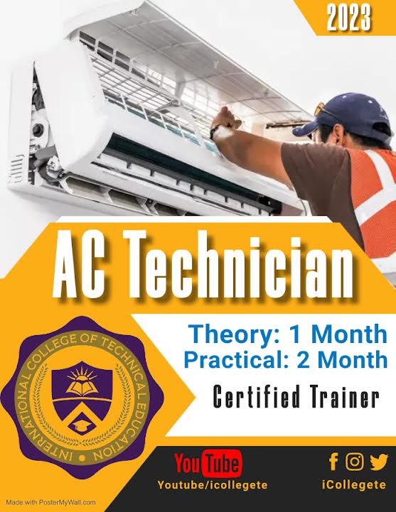 No 1 Diploma In AC Technician Course In Khushab