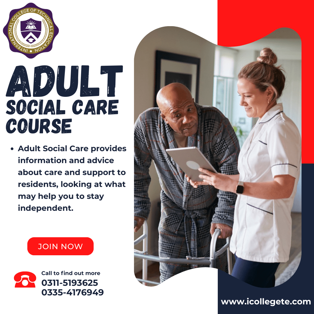 Advance Adult Social Care Certification In Hajira