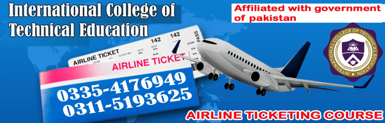 No 1 IATA Air Ticketing Course In Muzaffaebad AJK