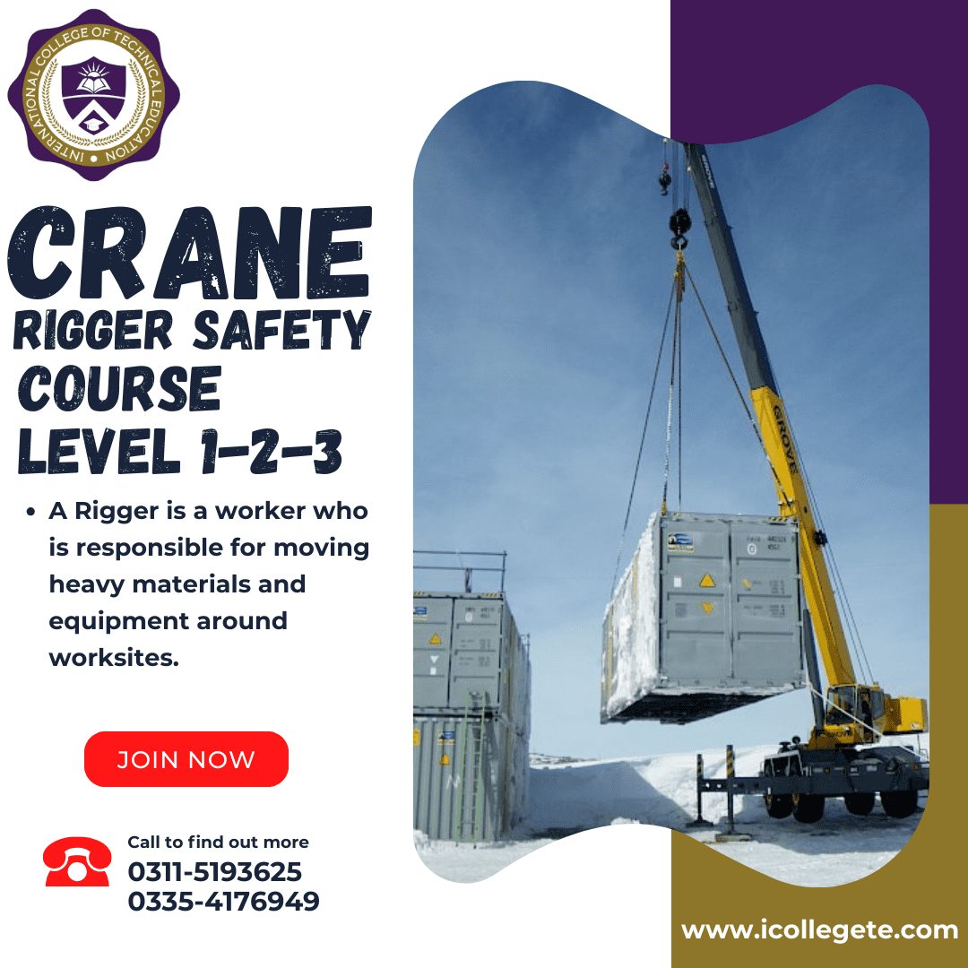 International Crane Rigger safety course in Bagh