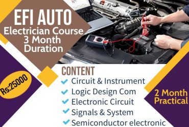 Advance EFI Auto Electrician 1 Year Diploma  Course In Gujrat