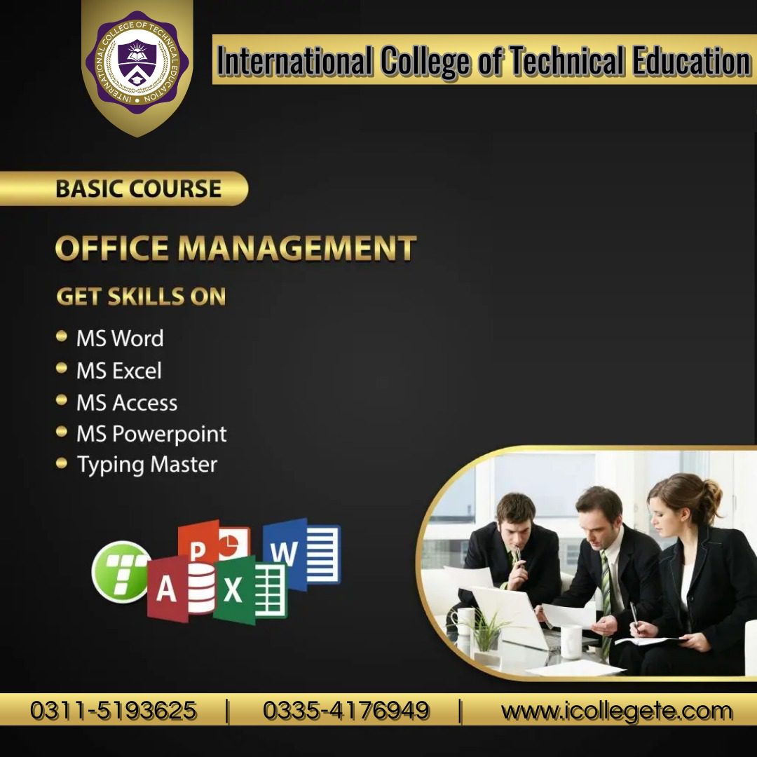 No 1 Office Management Course In Hajira