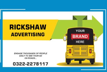 Outdoor Advertising Agency | Rickshaw Marketing Karachi 0322-2278117