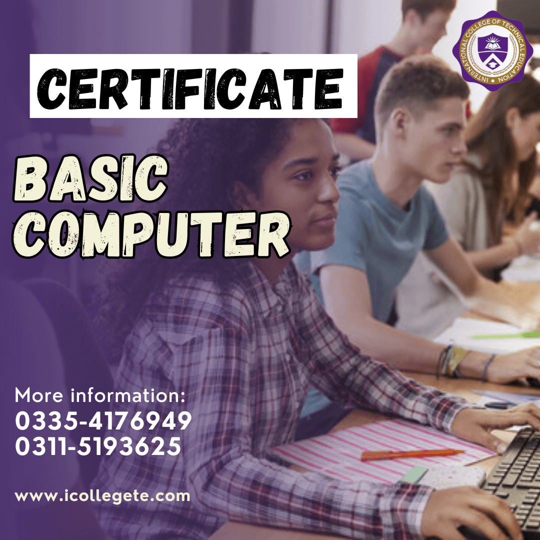 Basic computer course in Islamabad Baharakahu