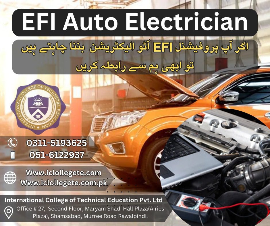 EFI AUTO ELECTRICIAN COURSE IN  ABBOTABAD MUZAFARAB