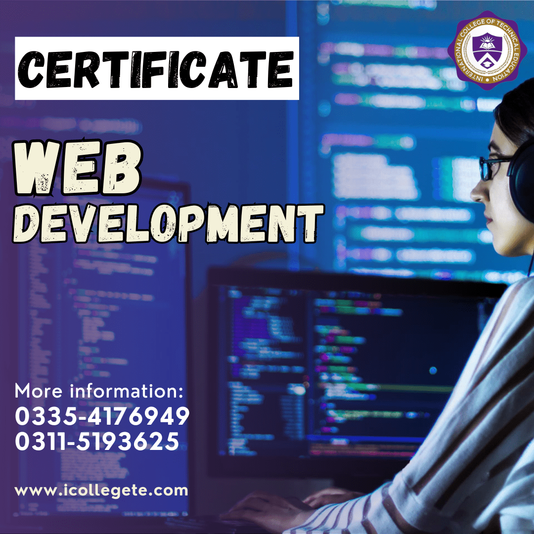 Professional Web Development course in Narowal Punjab