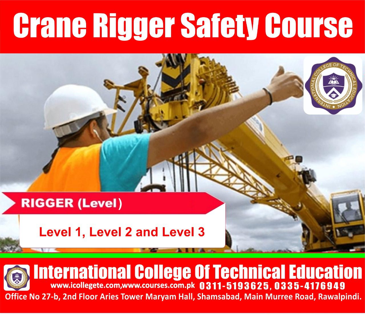 RIGGER LEVEL  1 COURSE IN MARDAN BANNU