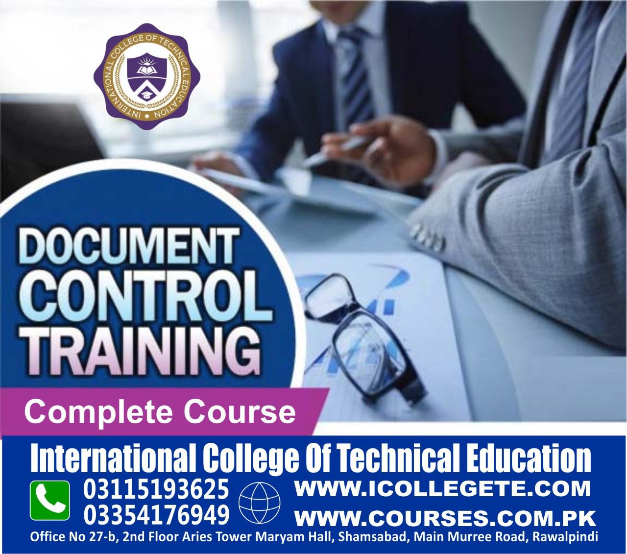 DOCUMENT CONTROLLER COURSE IN RAWALPINDI ISLAMABAD