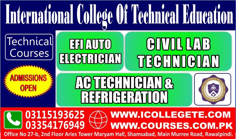 EFI AUTO ELECTRICIAN COURSE IN ABOTABAD MUZAFARABAD