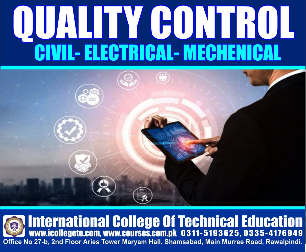 QUALITY CONTROL COURSE IN RAWALPINDI ISLAMABAD