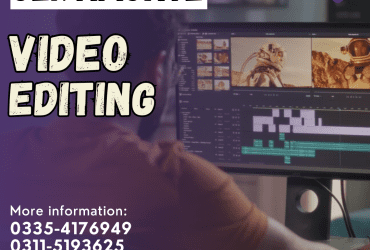 Professional Video Editing  three months course in Abbottabad Haripur