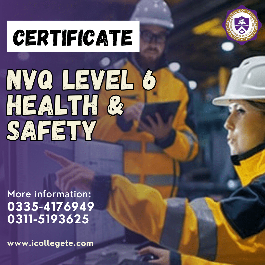 NVQ Level six safety course in Kotli Mirpur