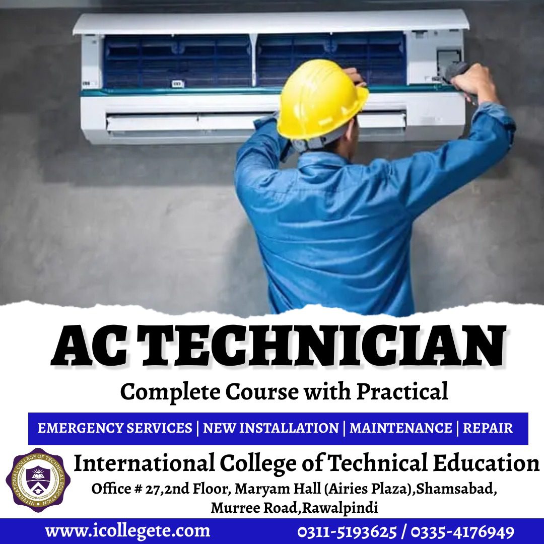 Ac Technician Course in Faisalabad Sialkot