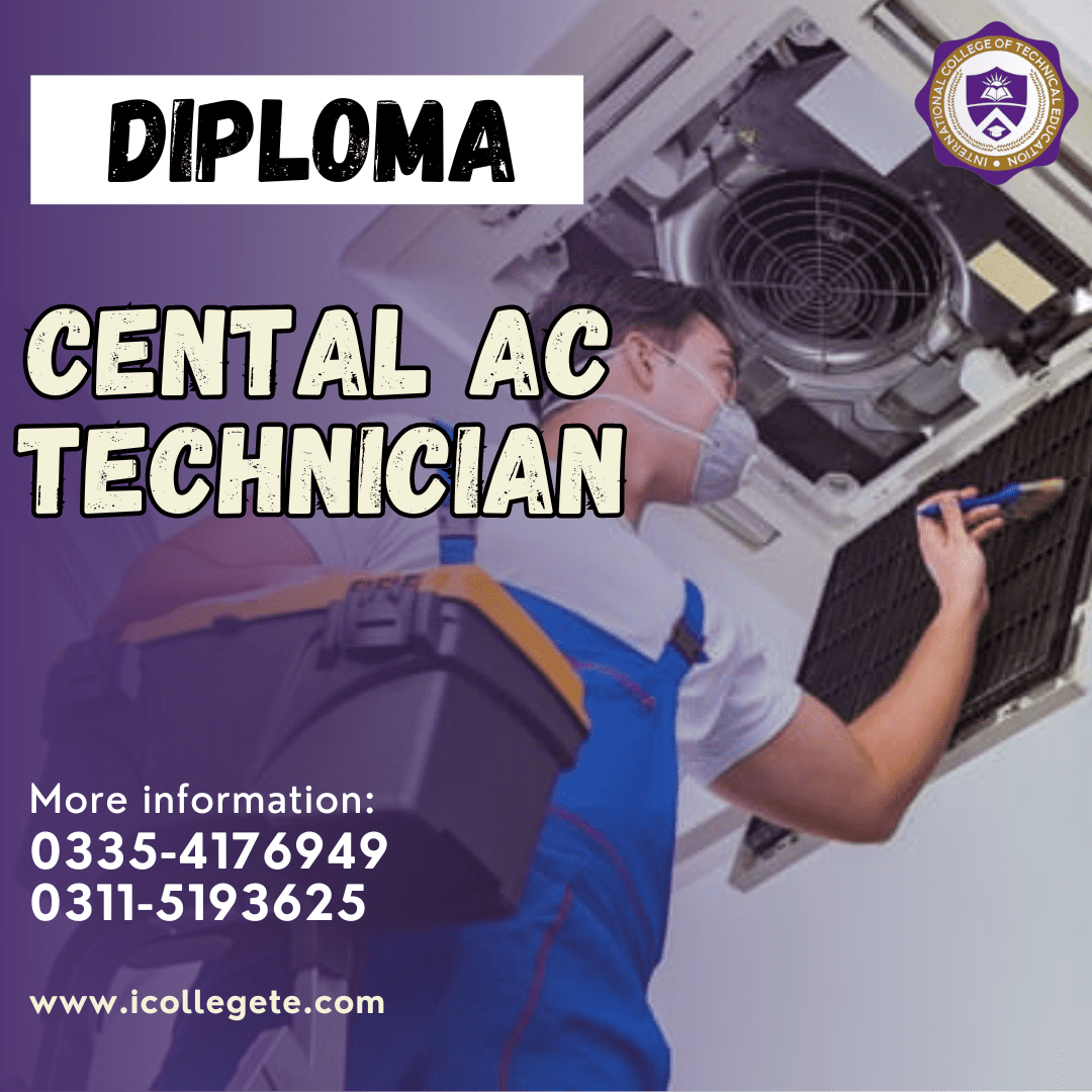 Central AC Technician and Refrigeration course in Bhimbar AJK