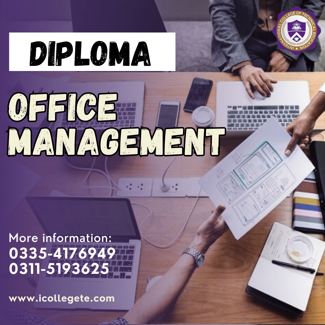 Best Office Management diploma in Mianwali Punjab