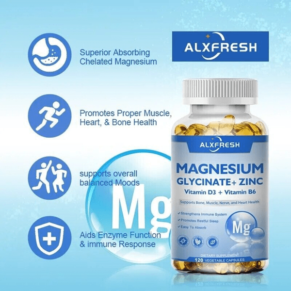 Alxfresh Magnesium Glycinate Zinc Vitamin D3 Capsules Price In Pakistan Wellmart | +923208727951