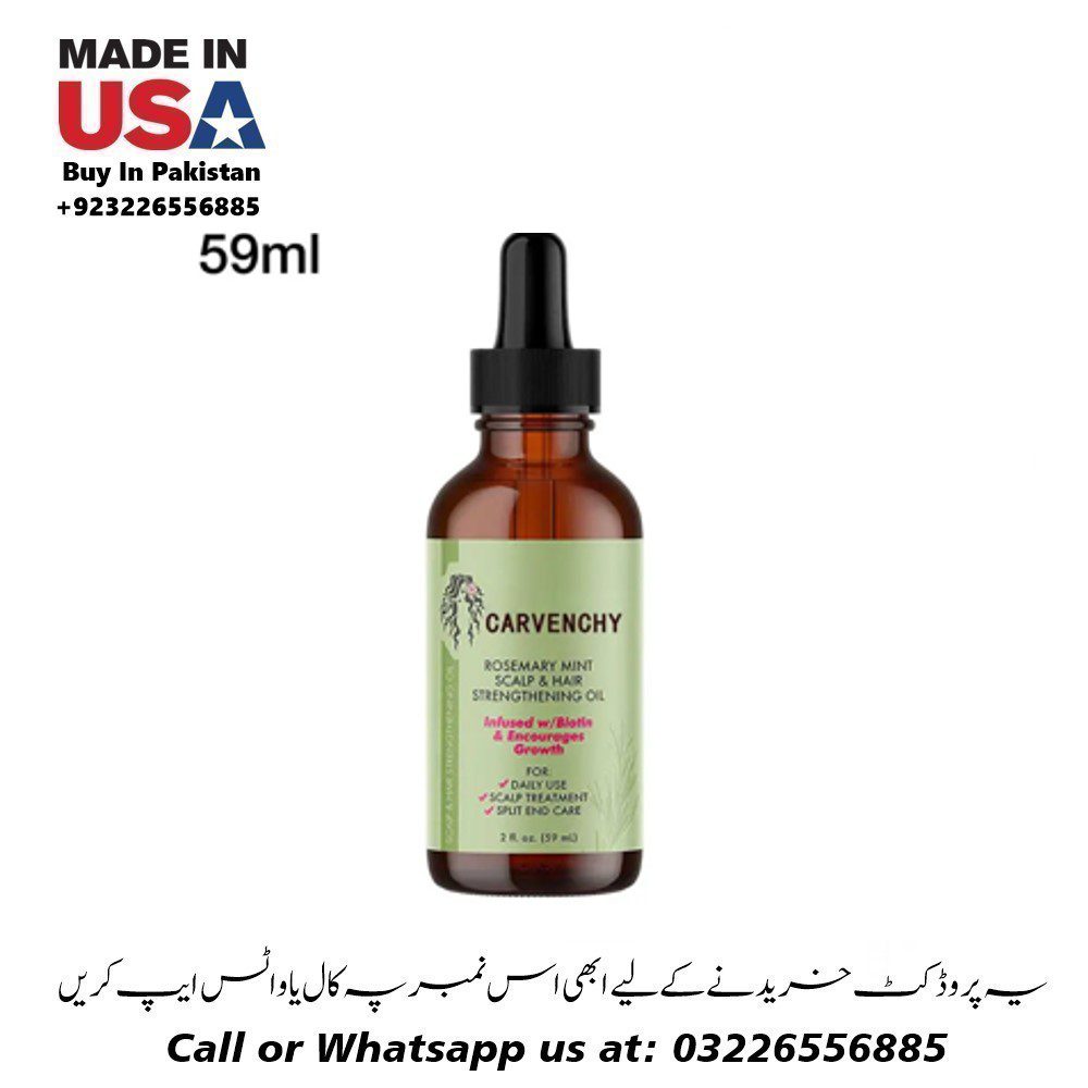 Carvenchy Rosemary Mint Scalp & Hair Strengthening Oil Price In Pakistan # Wellmart  +923208727951