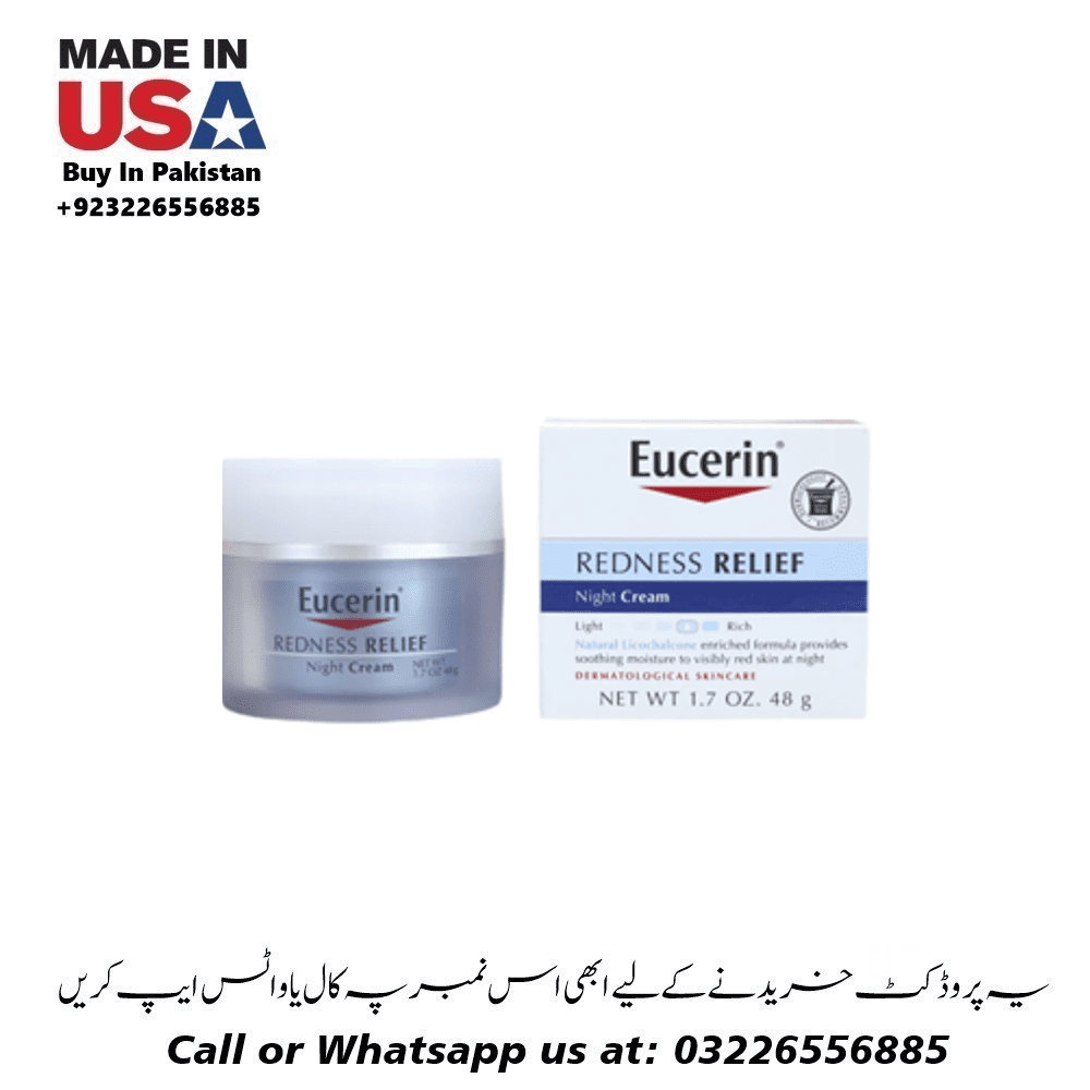 Eucerin Redness Relief Night Cream Price In Pakistan # Wellmart +923208727951