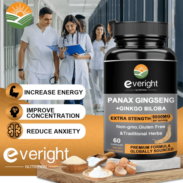 Everight Korean Red Ginseng Ginkgo Biloba Capsules Price In Pakistan Wellmart | +923208727951