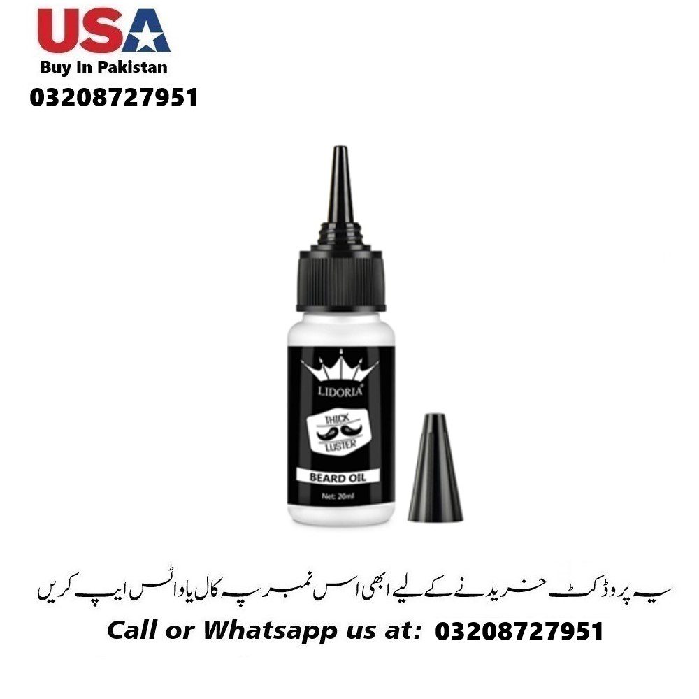 Lidoria Thick Luster Beard Oil Price In Pakistan | Wellmart +923208727951