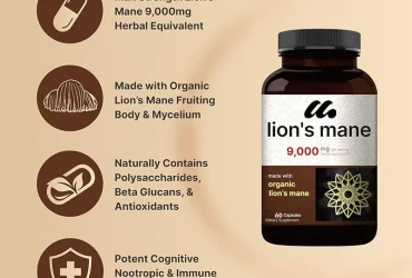 Lion Mane Mushroom Capsules In Pakistan Wellmart +923208727951