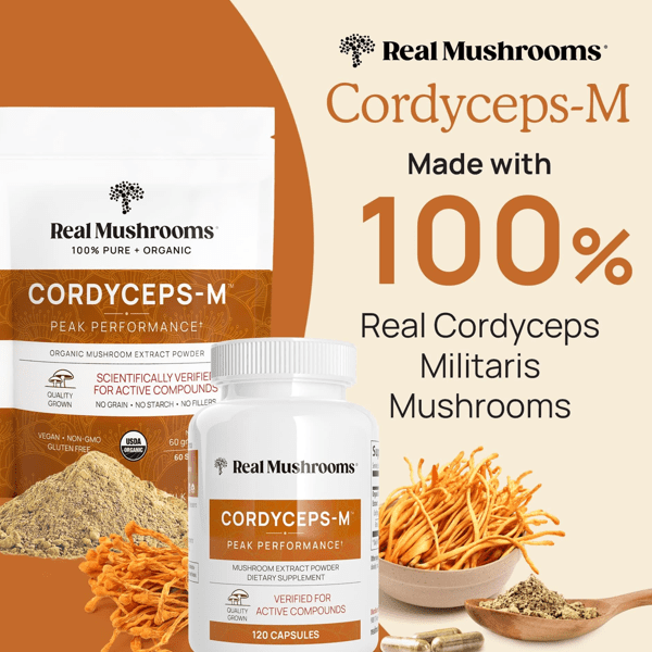 Real Mushrooms Cordyceps-M Peak Performance Price In Pakistan Wellmart +923208727951