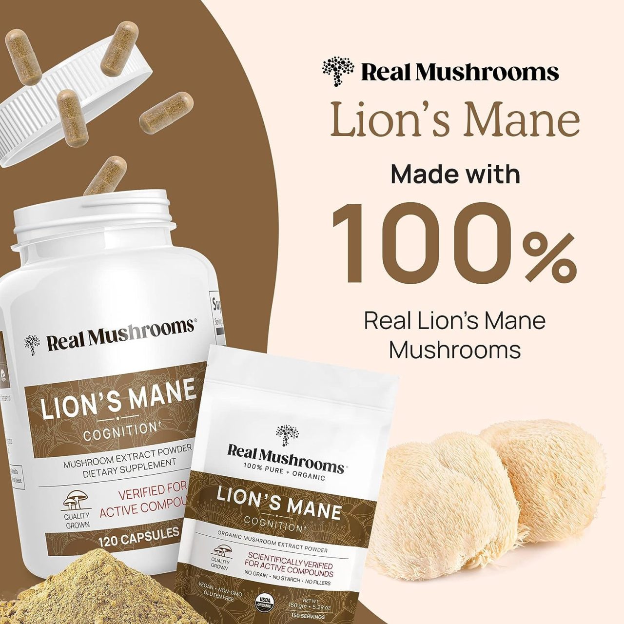 Real Mushrooms Lion's Mane Cognition Price In Pakistan Wellmart +923208727951